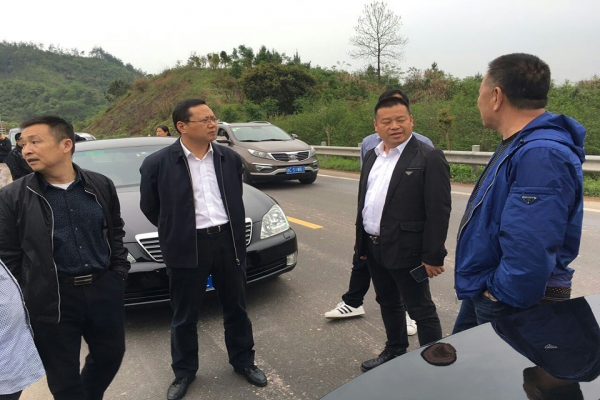 4.14蓮都區(qū)領(lǐng)導(dǎo)赴現(xiàn)場(chǎng)調(diào)研，關(guān)心支持公司發(fā)展后勁